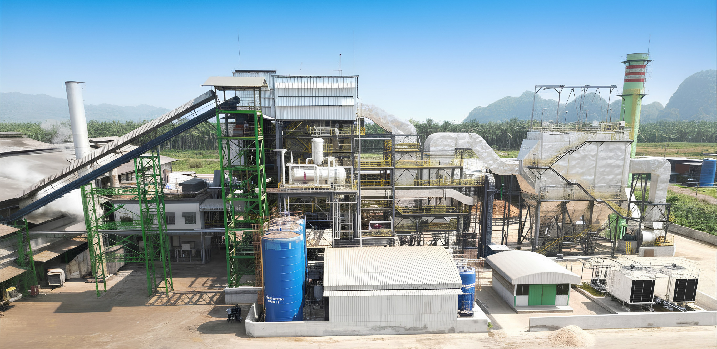 Uttamenergy Commercial Palm Biomass and EFB Fired Boiler Island Installation